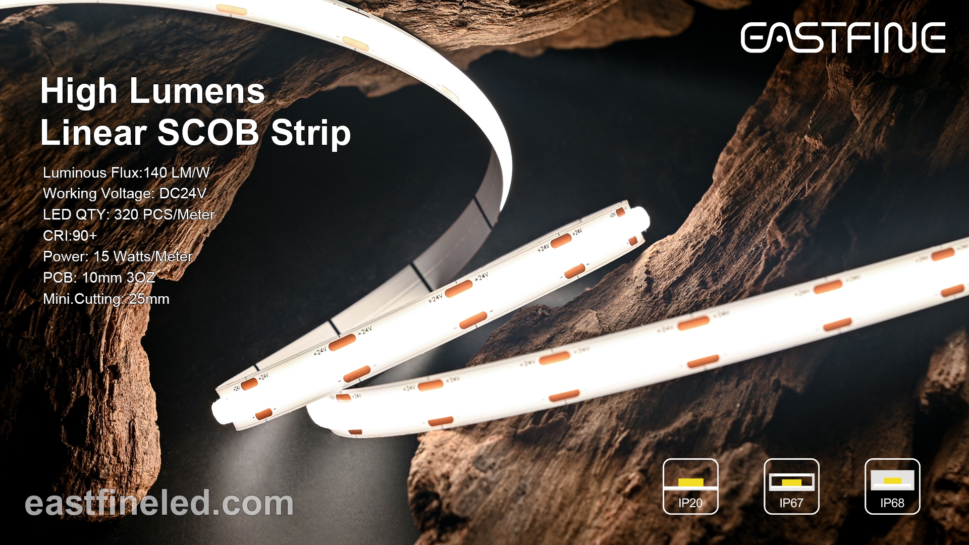 High Lumens SC0B Strip Light -More Than 140lm/W, Absolutely Fantastic!
