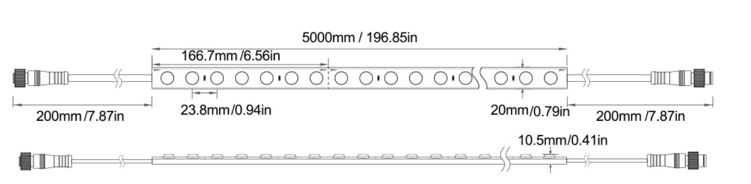 2835-42D-20MM-24V Technical Specifications